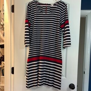 Harley Striped Navy and Red Dress